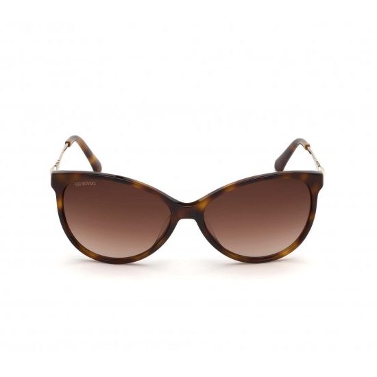 Swarovski SK0190-52F-58 Women's Sunglasses Dark Havana/Gradient Brown Swarovski SK0190-52F-58 Women's Sunglasses Dark Havana/Gradient Brown