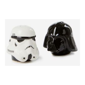 TYPO Premium Shaped Salt & Pepper Shakers Darth & Storm TYPO Premium Shaped Salt & Pepper Shakers Darth & Storm