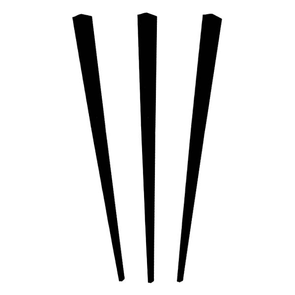 Prism Pick Black 1000pcs 3.5inch Prism Pick Black 1000pcs 3.5inch