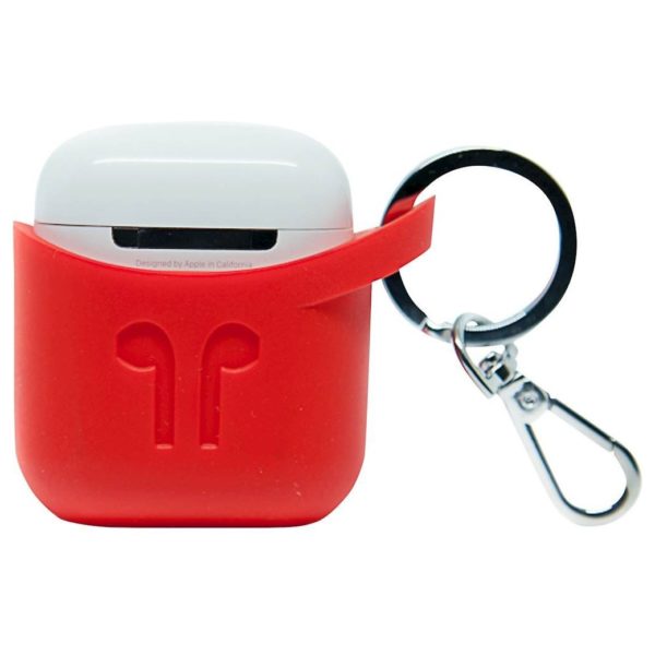 Podpocket Silicone Case For Apple Airpods - Blazing Red Podpocket Silicone Case For Apple Airpods - Blazing Red