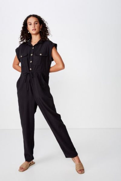 black jumpsuit cotton on