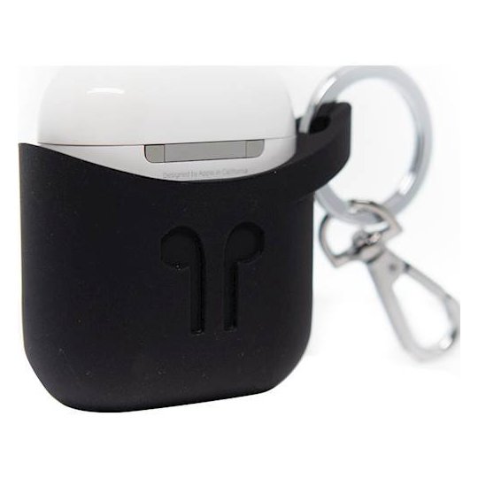 Podpocket Silicone Case For Apple Airpods - Midnight Black Podpocket Silicone Case For Apple Airpods - Midnight Black