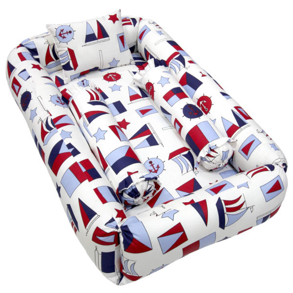 Baby Soft Mattress Bed Red & Blue Baby Soft Mattress Bed Red & Blue