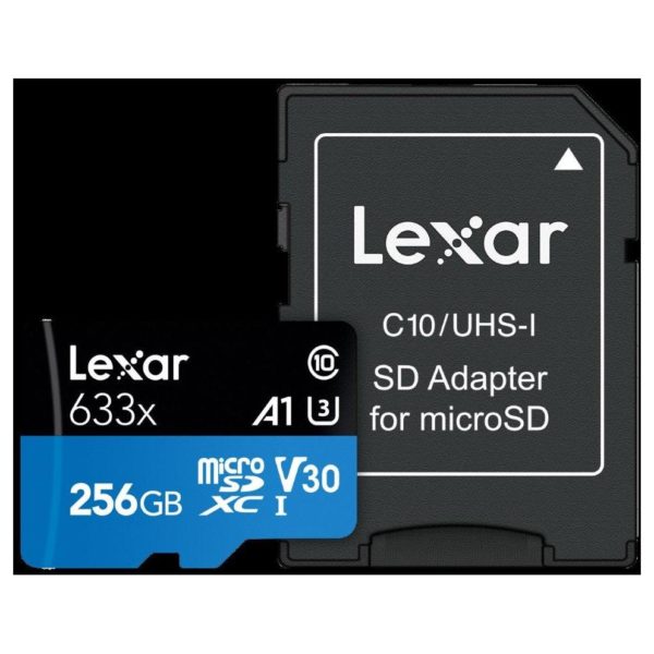 Buy Lexar 256gb Microsd Card 633x With Adapter Price