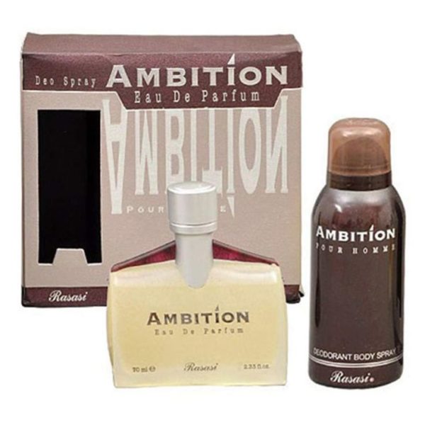 Rasasi Ambition + Deo Gift Set For Men Rasasi Ambition + Deo Gift Set For Men