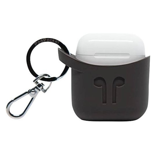 Podpocket Silicone Case For Apple Airpods - Cocoa Grey Podpocket Silicone Case For Apple Airpods - Cocoa Grey