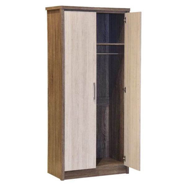 Buy Uk 2 Door Wardrobe Oak Price Specifications Features