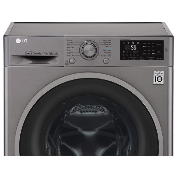 LG 6kg Washer & 4kg Dryer F2J6NMP8S LG 6kg Washer & 4kg Dryer F2J6NMP8S