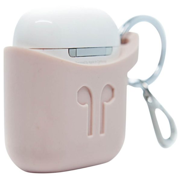 Podpocket Silicone Case For Apple Airpods -Ash Pink Podpocket Silicone Case For Apple Airpods -Ash Pink