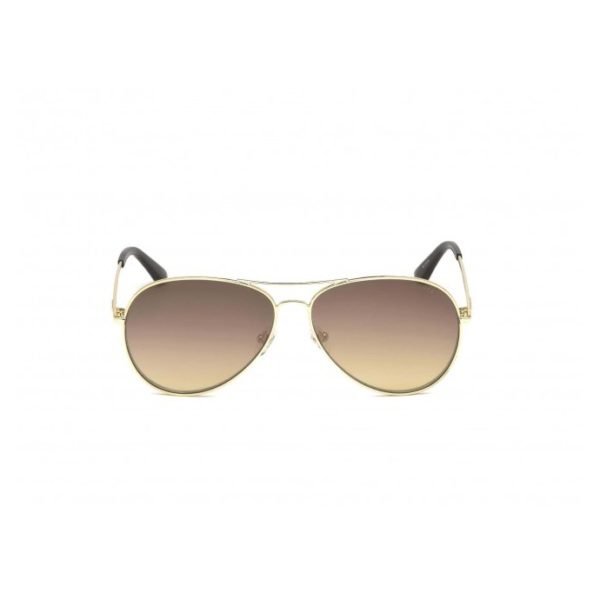 Guess Gold / Brown Mirror Metal Unisex Sunglasses Guess Gold / Brown Mirror Metal Unisex Sunglasses