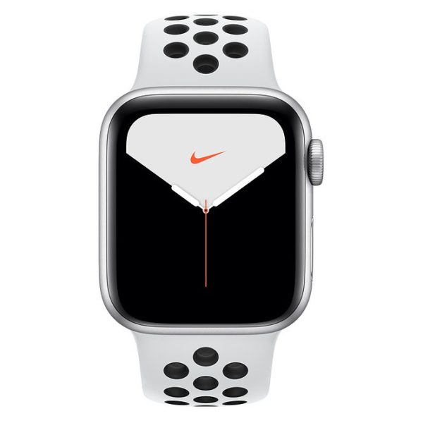 Apple Watch Nike Series 5 GPS + Cellular 40mm Silver Aluminium Case with Pure Platinum/Black Nike Sport Band Apple Watch Nike Series 5 GPS + Cellular 40mm Silver Aluminium Case with Pure Platinum/Black Nike Sport Band