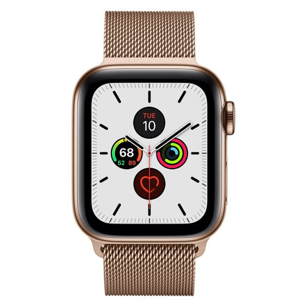 milanese loop 44mm gold
