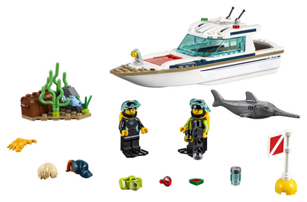 LEGO 60221 Diving Yacht Toy LEGO 60221 Diving Yacht Toy