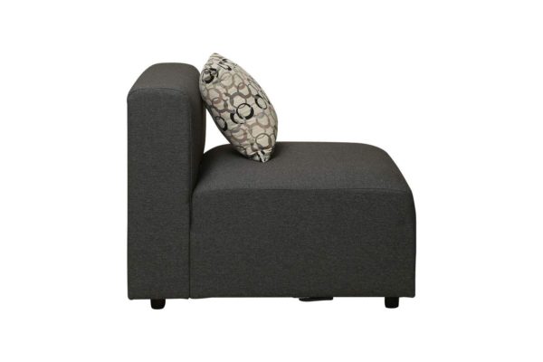 Pan Emirates Messina Armless Chair Grey Pan Emirates Messina Armless Chair Grey