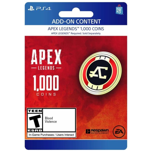 Apex legends 1000 apex coins код