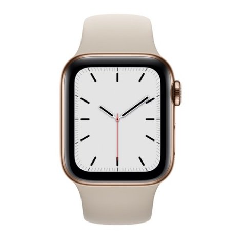 Apple Watch Series 5 GPS + Cellular 44mm Gold Stainless Steel Case with Stone Sport Band Apple Watch Series 5 GPS + Cellular 44mm Gold Stainless Steel Case with Stone Sport Band