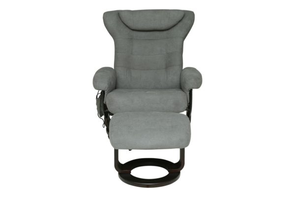 Pan Emirates Malmo Recliner With Massage & Ottoman Grey Pan Emirates Malmo Recliner With Massage & Ottoman Grey