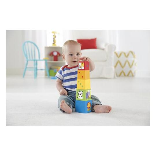 Fisher Price 5pcs Stack & Explore Block Fisher Price 5pcs Stack & Explore Block