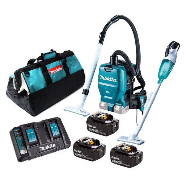 Makita DLX2248PT1 18V Li-Ion Vacuum Cleaner Combo Kit Makita DLX2248PT1 18V Li-Ion Vacuum Cleaner Combo Kit