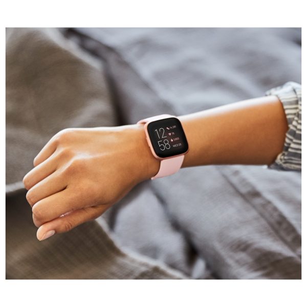 Fitbit Versa 2 Smartwatch Petal/Copper Rose Aluminum Fitbit Versa 2 Smartwatch Petal/Copper Rose Aluminum