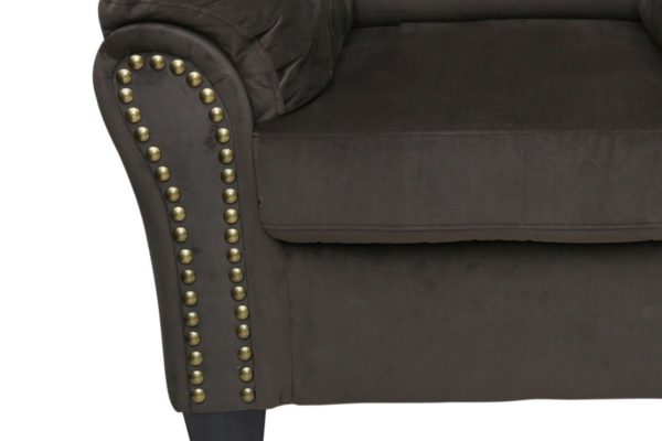Pan Emirates Leonardo Single Seater Sofa Choco Pan Emirates Leonardo Single Seater Sofa Choco