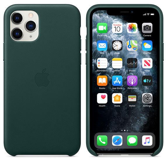 Apple Leather Case Forest Green iPhone 11 Pro Apple Leather Case Forest Green iPhone 11 Pro