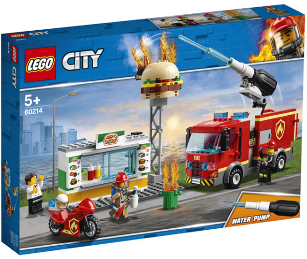 LEGO 60214 Fire at the Burger Restaurant Toy LEGO 60214 Fire at the Burger Restaurant Toy