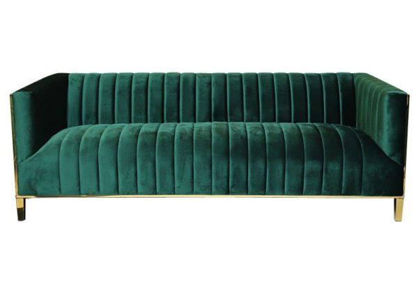 Pan Emirates Sakhalin 3 Seater Sofa Green Pan Emirates Sakhalin 3 Seater Sofa Green