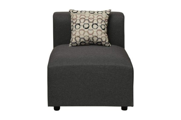 Pan Emirates Messina Armless Chair Grey Pan Emirates Messina Armless Chair Grey