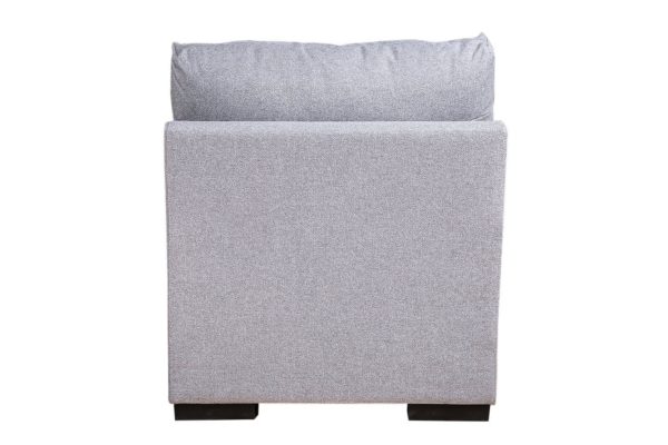 Pan Emirates Weltex Arm Less Single Seater Sofa Silver Pan Emirates Weltex Arm Less Single Seater Sofa Silver