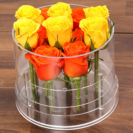 Bright Orange & Yellow Roses Bright Orange & Yellow Roses