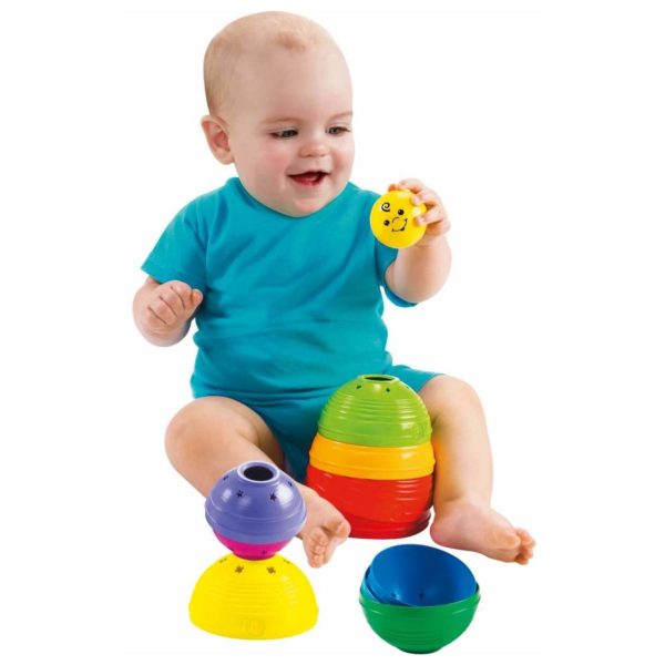 Fisher Price Brilliant Basics Stack & Roll Cups Set Fisher Price Brilliant Basics Stack & Roll Cups Set