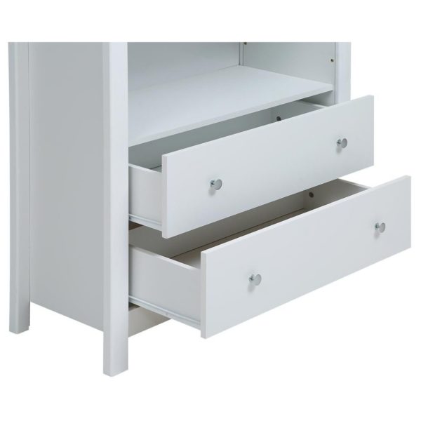 Buy Pan Emirates Haynes Book Shelf With 2 Drawer White Price