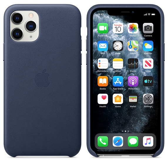 Apple Leather Case Midnight Blue iPhone 11 Pro Max Apple Leather Case Midnight Blue iPhone 11 Pro Max