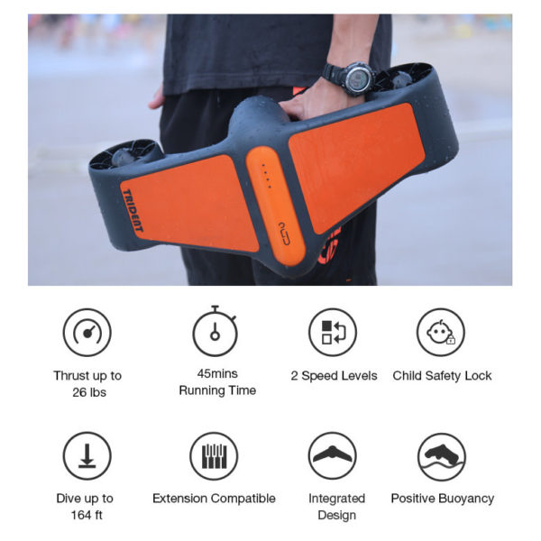 Trident GENEINNO S1O Underwater Scooter Orange