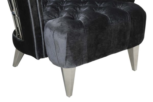 Pan Emirates Gladiator Single Seater Sofa Charcol Pan Emirates Gladiator Single Seater Sofa Charcol
