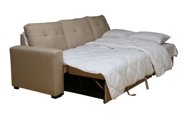 Pan Emirates Quebec Corner Sofa Cum Bed Beige Pan Emirates Quebec Corner Sofa Cum Bed Beige
