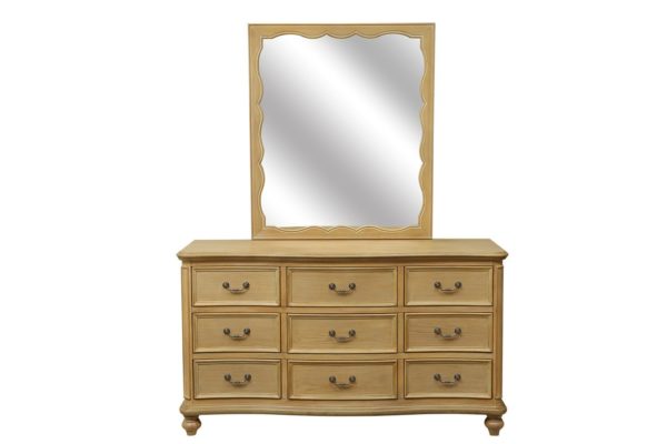 Buy Pan Emirates Lawrence Dressing Table With Mirror Oak Natural