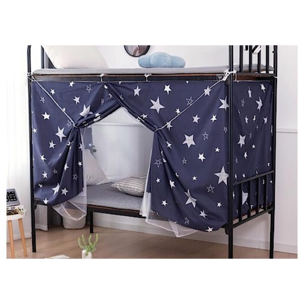 Buy Bunk Bed Lower Deck Curtain 1pc Star Design Price, Specifications