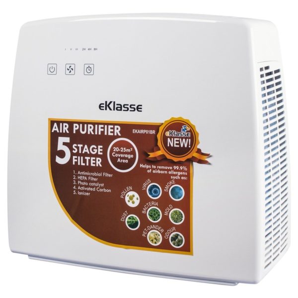 Eklasse Air Purifier With HEPA Filter EKAIRP01BR Eklasse Air Purifier With HEPA Filter EKAIRP01BR