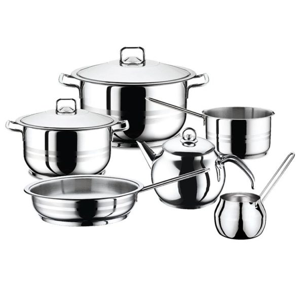 Hascevher Cooking Pot Gastro 9pcs Set Hascevher Cooking Pot Gastro 9pcs Set