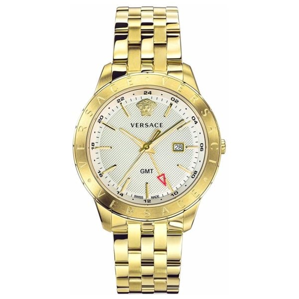 Buy Versace Univers Gold Stainless Steel Watch For Men VEBK00518 ...