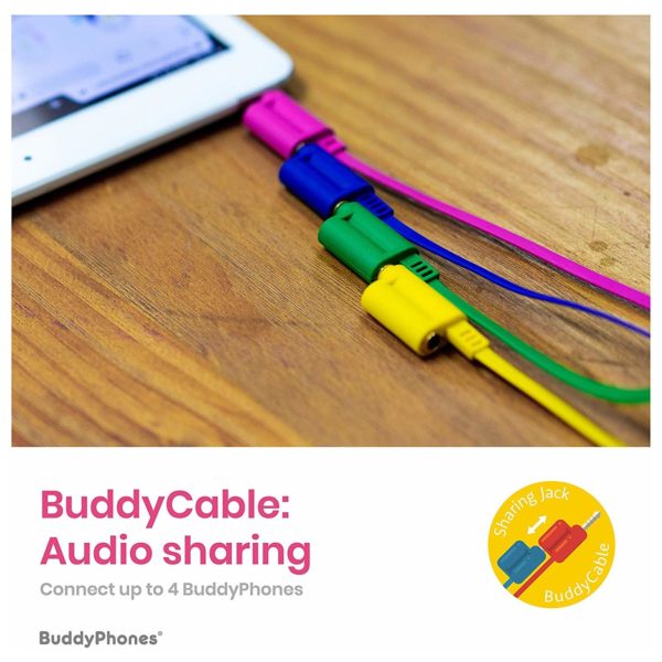 Buddyphones Explore Foldable On Ear Headset With Mic Pink Buddyphones Explore Foldable On Ear Headset With Mic Pink