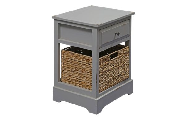 Pan Emirates Visalia End Table 1 Drawer + 1 Basket Pan Emirates Visalia End Table 1 Drawer + 1 Basket