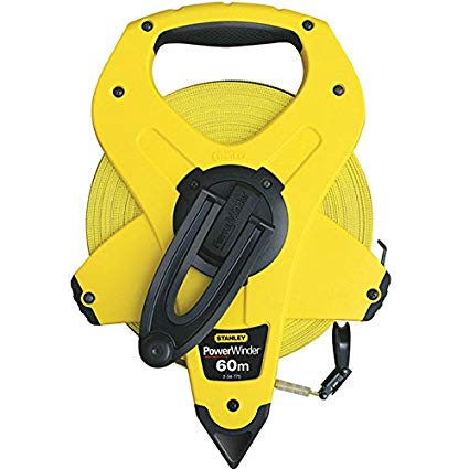 Stanley Open Frame Fibreglass Long Tape 60M STHT34795-8 Stanley Open Frame Fibreglass Long Tape 60M STHT34795-8