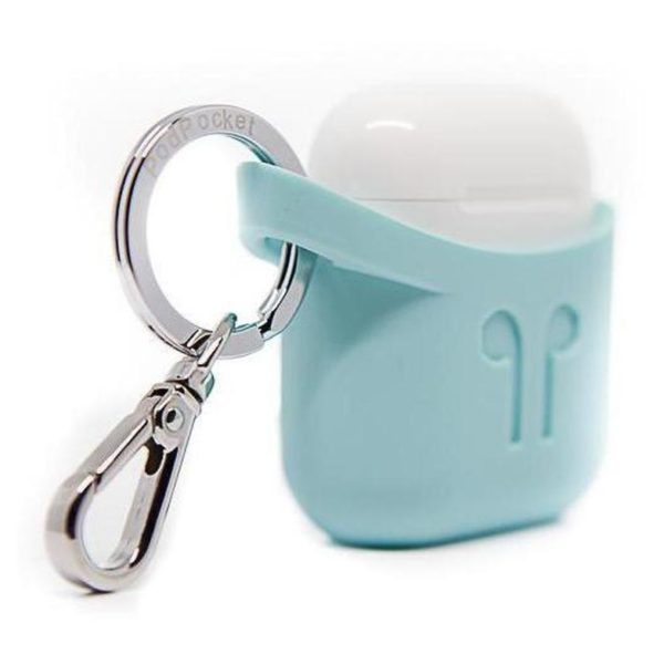 Podpocket Silicone Case Light Blue For Apple Airpod Podpocket Silicone Case Light Blue For Apple Airpod