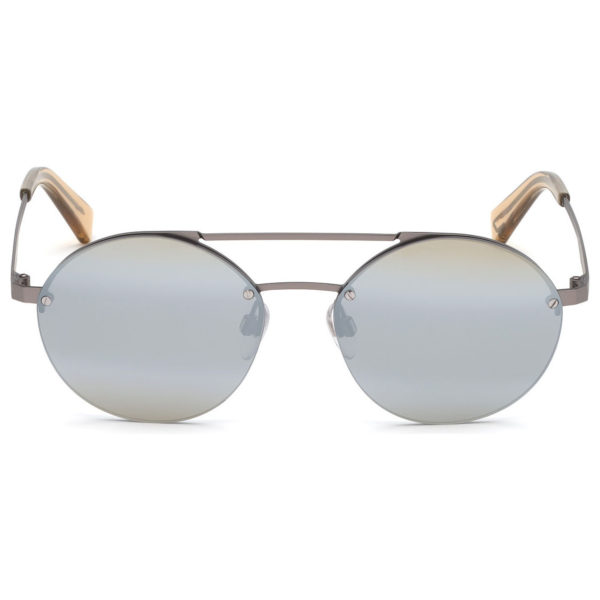 Diesel Rimmed Grey Metal Unisex Sunglasses DL027509C53 Diesel Rimmed Grey Metal Unisex Sunglasses DL027509C53