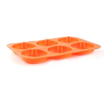 RoyalFord Silicone Donut Mold with 6 Cavities 18×26cm RoyalFord Silicone Donut Mold with 6 Cavities 18×26cm
