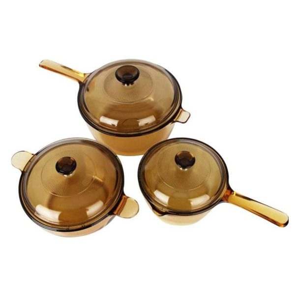 Visions 6pcs Saucepan/Cookpot Set Visions 6pcs Saucepan/Cookpot Set