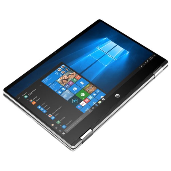 HP Pavilion x360 14-DH0012NE Convertible Touch Laptop - Core i5 1.6GHz 8GB 256GB 2GB Win10 14inch FHD Silver HP Pavilion x360 14-DH0012NE Convertible Touch Laptop - Core i5 1.6GHz 8GB 256GB 2GB Win10 14inch FHD Silver